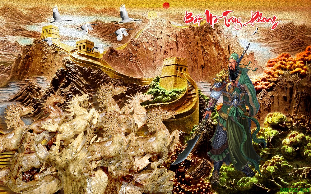 Tranh ngựa - bát mã - Mã đáo MBM2-028